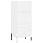 vidaXL Buffet haut Blanc 34 5x34x180 cm Bois d'ingénierie