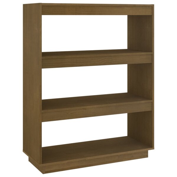 vidaXL Bibliothèque/Séparateur de pièce Marron miel 80x35x103 cm Pin