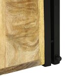vidaXL Range-bouteilles 34.5 x 35 x 39 cm Bois massif de manguier rugueux