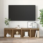 vidaXL Meuble TV 2 Pièces Marron 37 x 35 x 37 cm Bois d'ingénierie