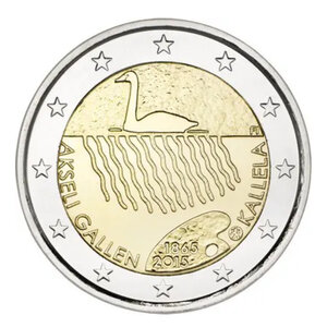 2 euros commémorative Finlande 2015 - Akseli Gallen-Kallela.