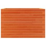 vidaXL Jardinière cire marron 70x40x46 cm bois de pin massif