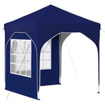 vidaXL Tente de fête pop-up 192 x 192 x 245 cm Bleu