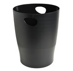 Corbeille-à-papier ecobin ecoblack - noir - x 8 - exacompta