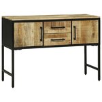 Buffet vidaXL 100x35x70 cm en bois massif brut de mangue