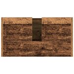 vidaXL Armoire lavabo de salle de bain vieux bois 60x33x60 cm