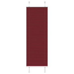 vidaXL Store plissé rouge bordeaux 40x100 cm largeur du tissu 39 4 cm
