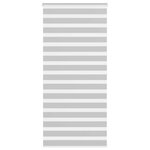 vidaXL Store zèbre gris clair largeur du tissu 90 9 cm polyester