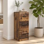 vidaXL Armoire à tiroirs Bois ancien 33 x 34 5 x 87 cm