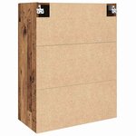 vidaXL Meuble mural Bois ancien 69 5 x 34 x 90 cm Bois d'ingénierie