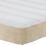 Matelas à ressorts ensachés vidaXL Vert clair Gris Moyen 120x190x20 cm Tissu