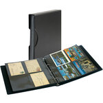 Album SRS Lindner pour cartes postales avec étui de protection.