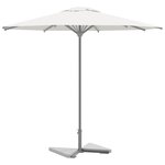 vidaXL Plaques de poids de parasol 2 Pièces triangulaire granit gris 14kg