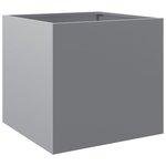 vidaXL Jardinière argenté 49x47x46 cm acier galvanisé
