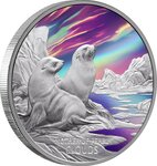 Pièce de monnaie en Argent 1 Dollar g 31.1 (1 oz) Millésime 2025 MOTHER OF PEARL CLOUDS