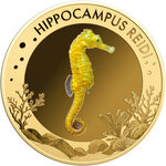 Monnaie MOST INTERESTING SEAHORSES Set 5x1/1000 Oz Or 1000 Francs Gabon