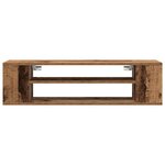vidaXL Meuble TV Marron 100 x 30 x 26 5 cm Bois d'ingénierie