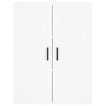 vidaXL Armoire murale blanc 69 5x34x90 cm bois d'ingénierie