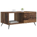 vidaXL Table basse Bois ancien 90 x 50 x 40 cm Bois d'ingénierie