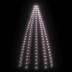 vidaXL Guirlande lumineuse filet d'arbre de Noël 250 LED 250 cm