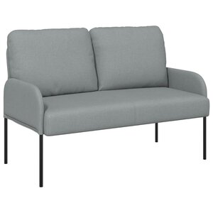 vidaXL Canapés avec coussin 110cm Gris clair Contreplaqué