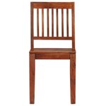 vidaXL Chaises à manger lot de 4 bois solide de manguier