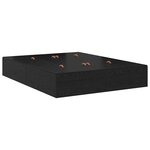 vidaXL Lit avec rangement en chêne noir 140x190 cm