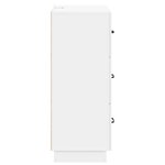 vidaXL Armoire à tiroirs Blanc brillant 66 x 34 5 x 87 cm