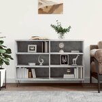vidaXL Buffet gris béton 103 5x35x70 cm bois d'ingénierie