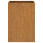 vidaXL Jardinière 52x48x75 cm acier corten