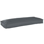 vidaXL Coussin Anthracite 100 x 40 x 8 cm Tissu Oxford