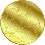 Monnaie VIKING 1/1000 Oz Or 12$ Liberia 2026 (PRÉCOMMANDE)