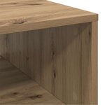vidaXL Table basse Chêne artisanal 102 x 55 x 35 cm Bois d'ingénierie
