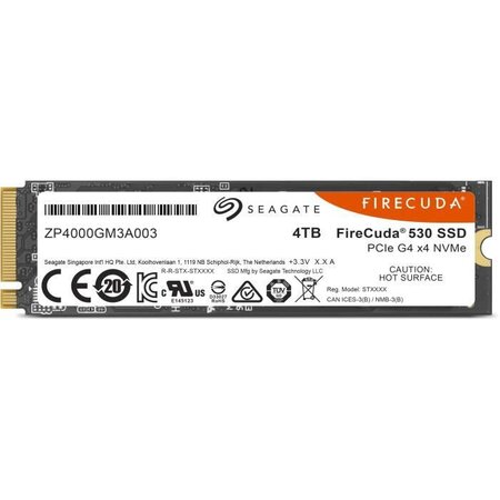 Disque SSD Interne - SEAGATE - FireCuda 530 - 4To - NVMe - La Poste