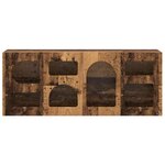 vidaXL Meuble TV Bois ancien 100 x 35 x 40 cm Bois d'ingénierie