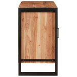 vidaXL Meuble sous évier Marron 71 x 33 x 58 cm Bois d'Acacia Massif