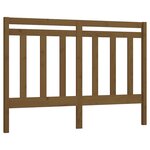 vidaXL Tête de lit Marron miel 146x4x100 cm Bois massif de pin