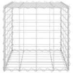 vidaXL Lit surélevé cube à gabion Fil d'acier 40x40x40 cm