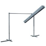 vidaXL Tonnelle avec toit rétractable 350x253x196 cm Anthracite