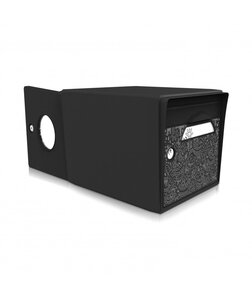 Boite aux lettres noire 2 portes "The Black Maniac" [SKWAK]