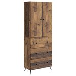 vidaXL Ensemble de Meubles 2 Pièces Bois ancien 66 x 34 5 x 90 cm