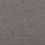 vidaXL Canapé à 2 places Gris foncé 140 cm Tissu