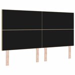 vidaXL Tête de lit LED avec tête de lit Vert gris 180 cm Polyester
