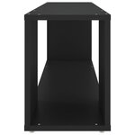 vidaXL Meuble TV Noir 100x24x32 cm Bois d'ingénierie
