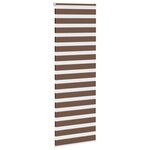 vidaXL Store zèbre marron 75x200 cm largeur du tissu 70 9 cm polyester