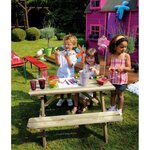Table pique-nique bois pour enfant wapiti