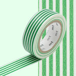 Masking tape mt 1 5 cm ligne vert menthe