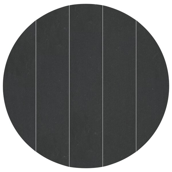 vidaXL Tapis de sol de piscine noir Ø 550 cm en tissu non tissé rond.
