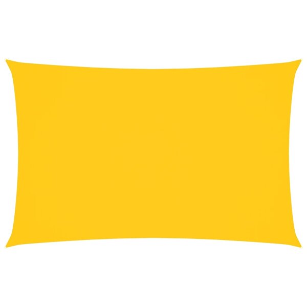 vidaXL Voile de parasol tissu oxford rectangulaire 4x7 m jaune
