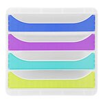 Module De Classement Big Box 4 Tiroirs Chromaline - Couleurs Assorties - Exacompta